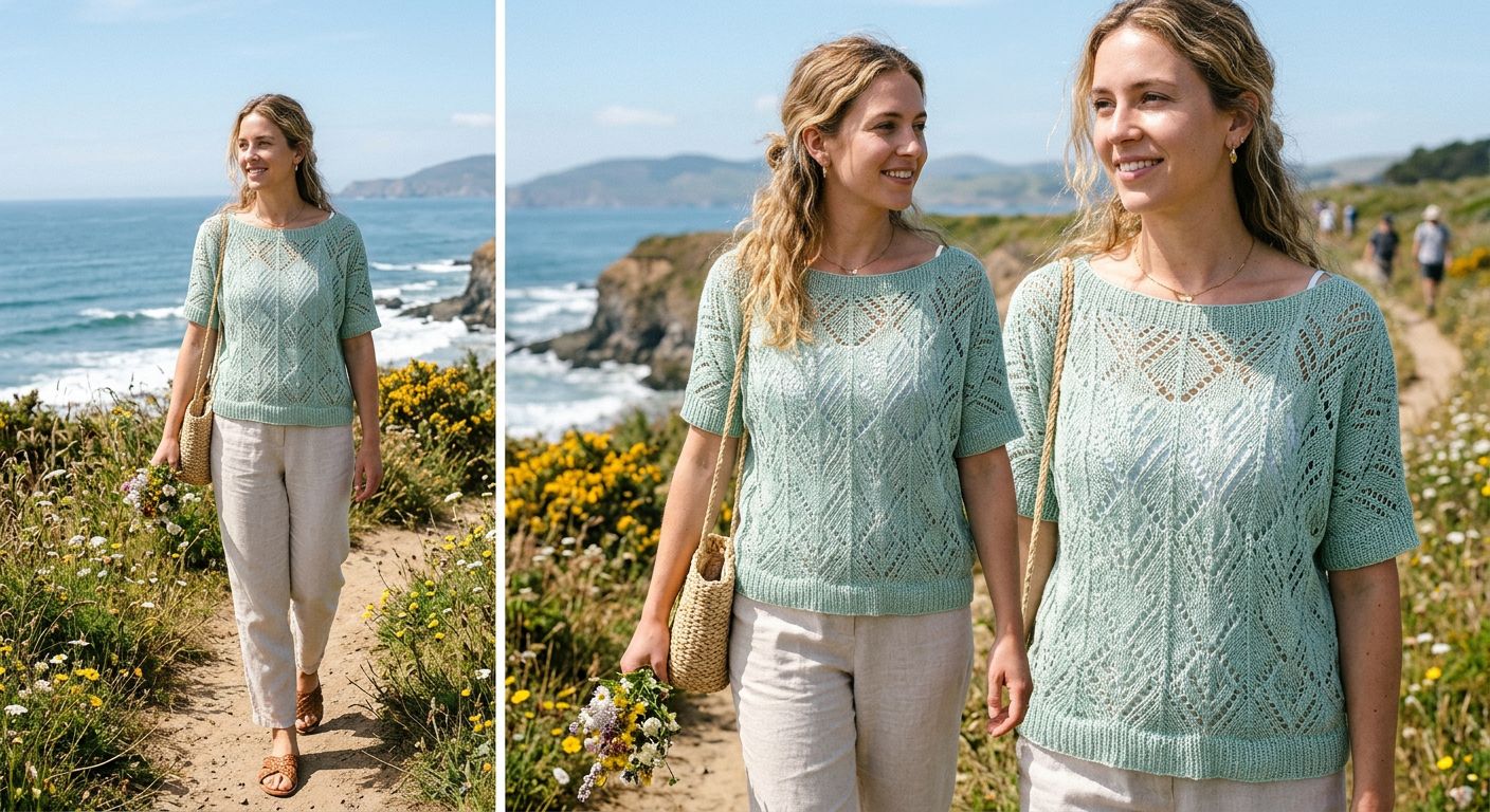Bambuswolle Strickprojekte — leichtes Sommertop und Babykleidung gehäkelt aus Bambusgarn