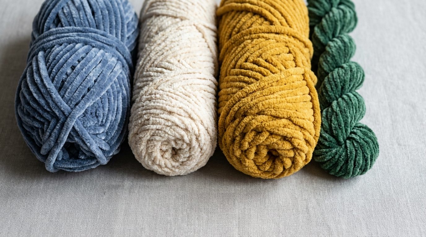 Chenille-Wolle Häkelnadeln Nadelstärken — richtige Werkzeuge für Chenille-Projekte