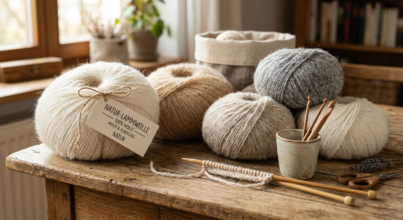 Lammwolle kaufen — Weiche, flauschige Lammwollgarne in natürlichen Farben