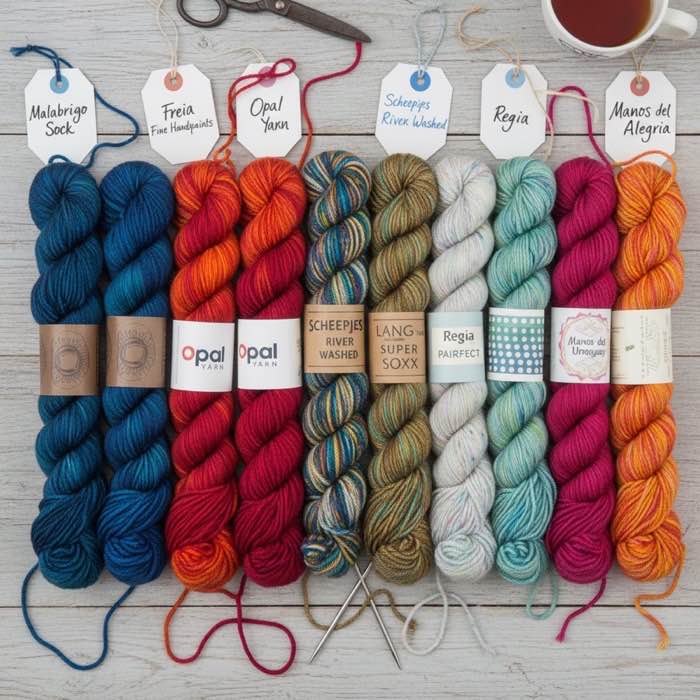 Die 7 besten Sockenwollen im Test: Regia, Opal, Schachenmayr, Lang Yarns, Lana Grossa, Drops und Austermann im Vergleich