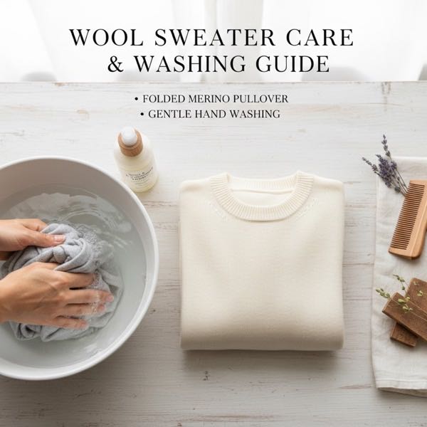Wollpullover Herren richtig waschen und pflegen – Pflegetipps für Merino und Kaschmir